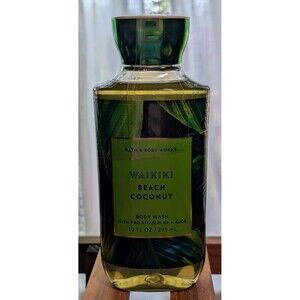 Bath & Body Works Waikiki Beach Coconut Shower Gel/Body Wash  10 oz NEW